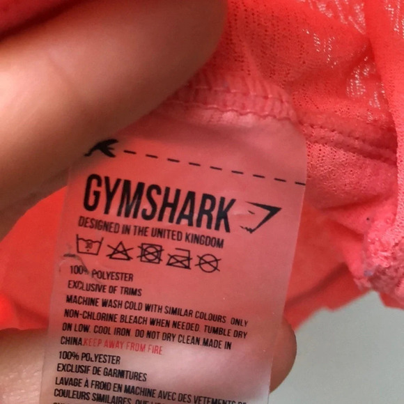 Gymshark Aura Vest  Peach Coral Racerback Tank women size S - Picture 4 of 5